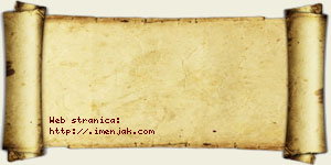 Mina Vesković vizit kartica